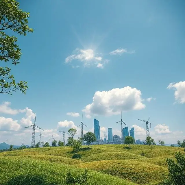 Sustainable future concept image